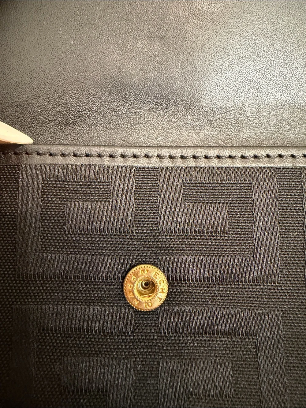 Givenchy Billfold Black Tassel Card Holder Wallet with Gold Hardware “Authentic”